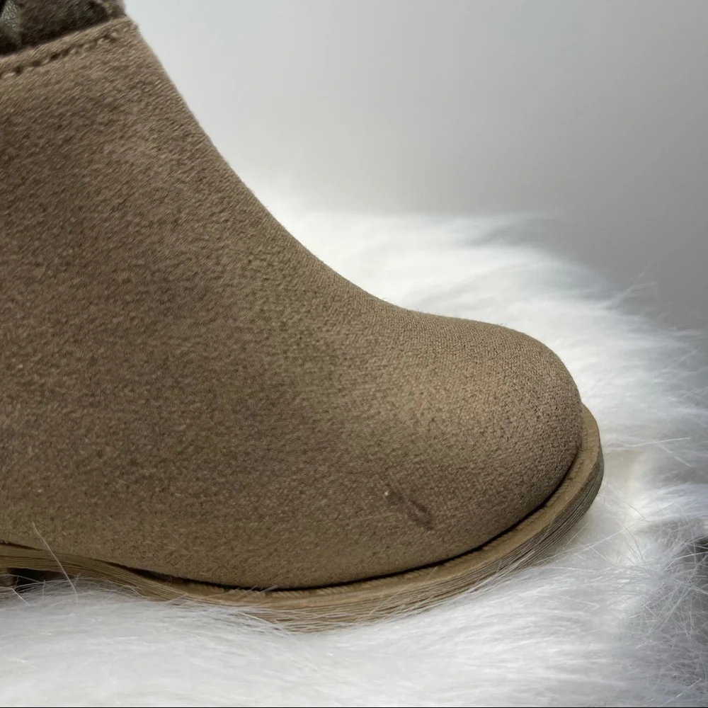 BABY DEER Brown Frindge Toddler Boots Size 6